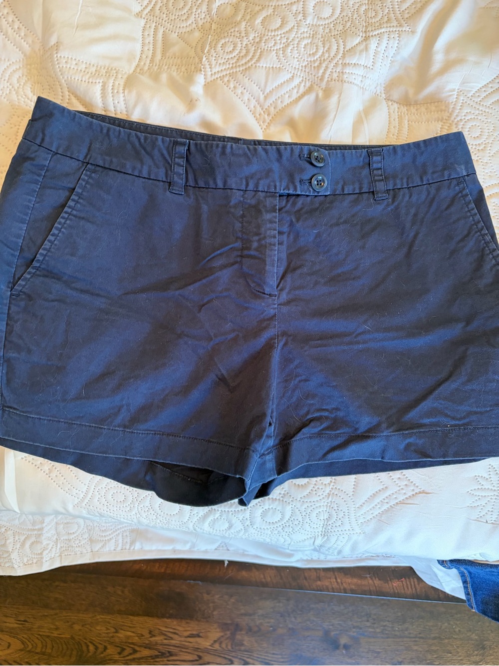 Vineyard Vines Navy Double-Button Shorts